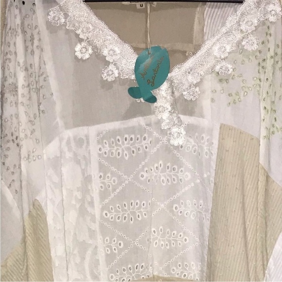 NWT Antica Sartoria Flowy Boho Gorgeous Poncho NOTE: There is a Flaw! - Picture 3 of 11